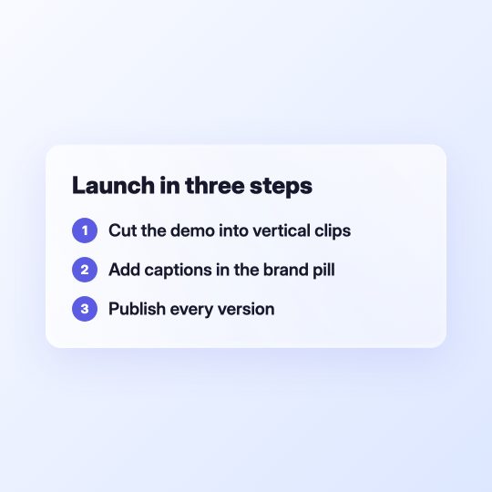Numbered Steps preview